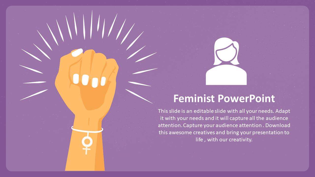 Innovative Feminist PowerPoint Presentation Template